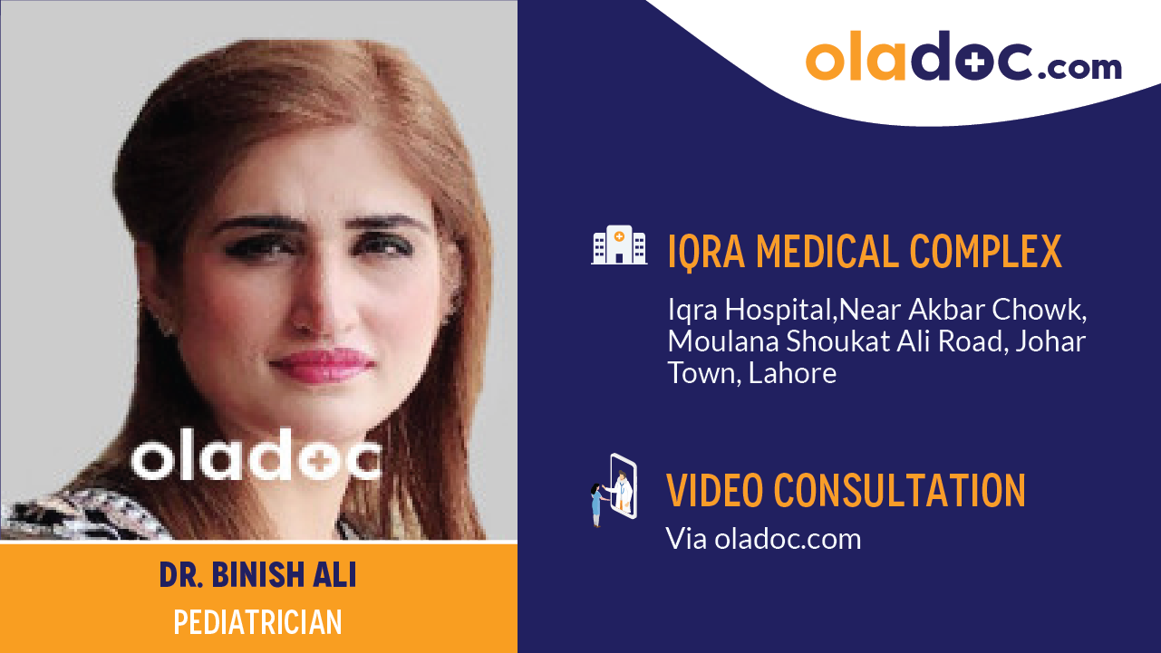 Practice locations of Dr.Binish Ali